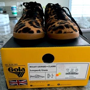 Gola Leopard Print Sneakers